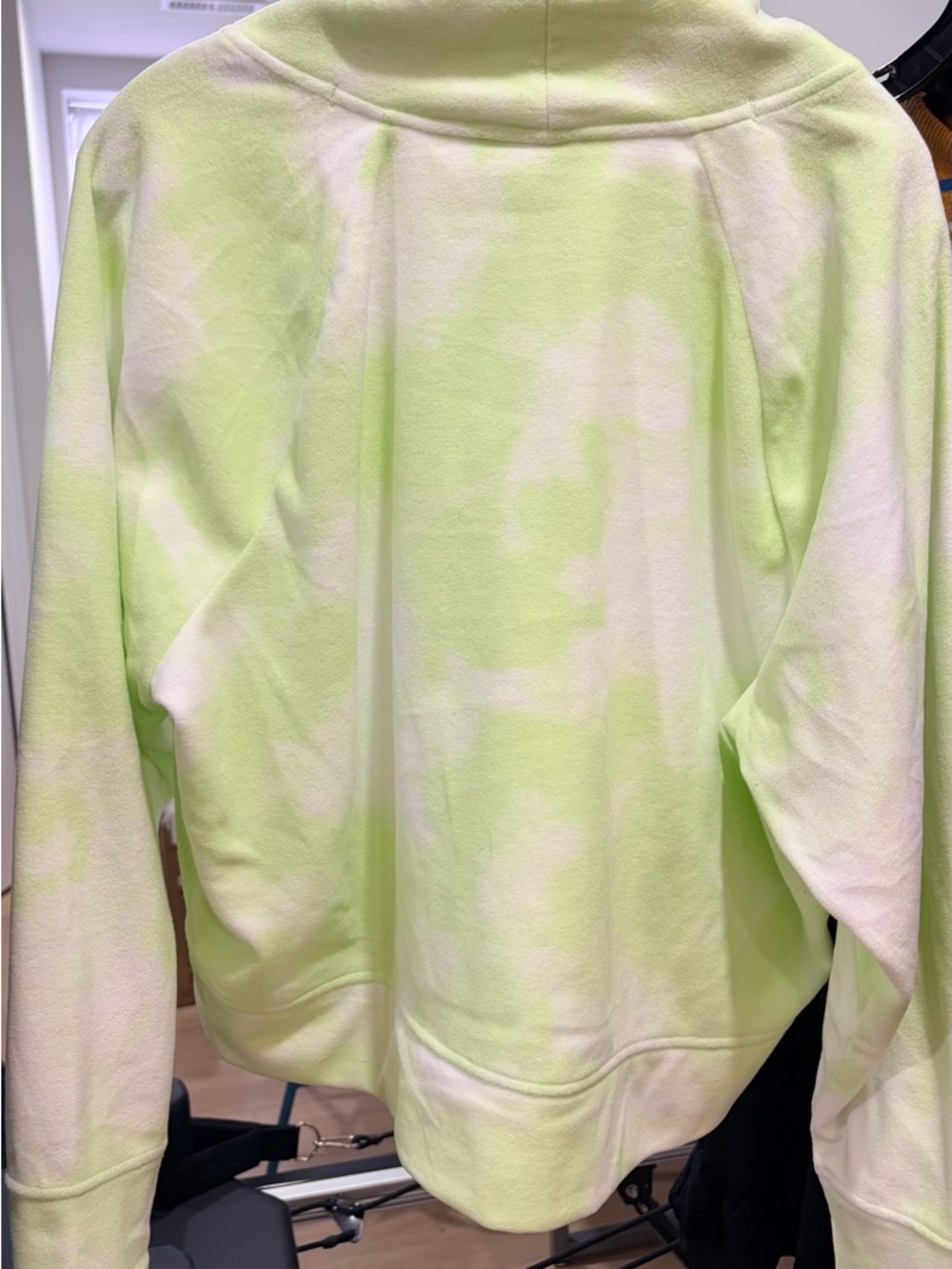 Neon Lime Tie-Dye Hoodie - Picture 2 of 3
